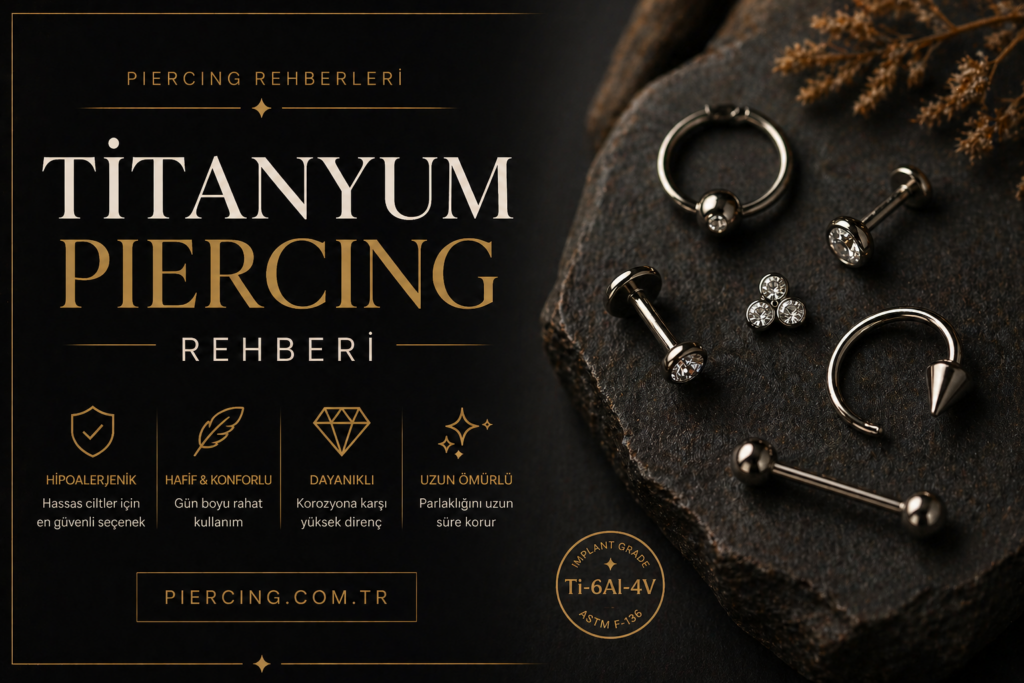 Titanyum Piercing Rehberi: Neden Tercih Edilir ve Nasıl Bakılır?