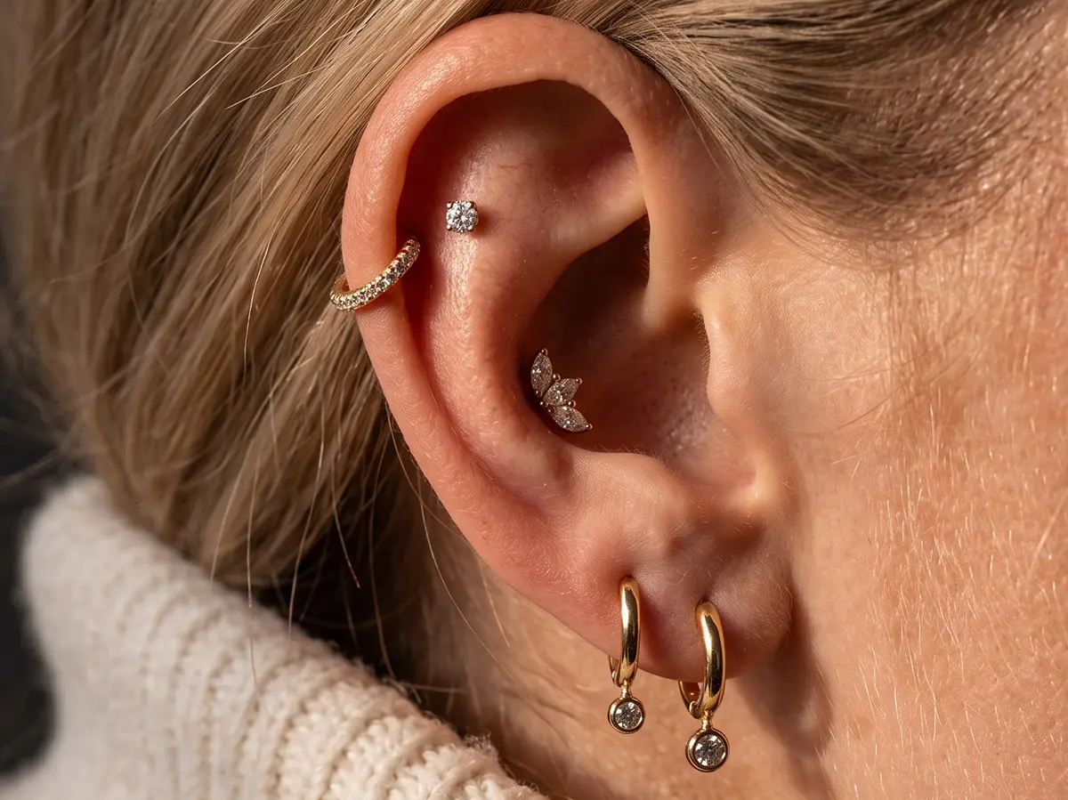 Kadıköy Body Art Studio ear styling uygulaması
